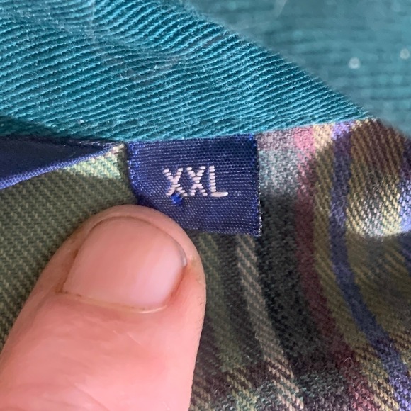 VTG Polo Ralph Lauren Harrington Jacket Mens XXL Green Plaid Lined Bi Swing Y2K - Picture 10 of 13